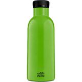 Mamawata Green Pipetli Çocuk Termos Matara 470 ml Paslanmaz Çelik Sızdırmaz Yalıtımlı Suluk - Yeşil