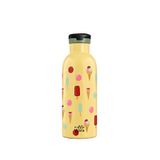Mamawata Ice Cream Çelik Pipetli Çocuk Termos Suluk 470 Ml - Sarı