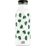 Mamawata Palm Pipetli Çocuk Termos Matara 470 ml Paslanmaz Çelik Sızdırmaz Yalıtımlı Suluk - Beyaz
