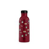 Mamawata Retro Hit Çelik Pipetli Çocuk Termos Suluk 470 Ml - Bordo