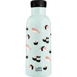 Mamawata Sushi Pipetli Çocuk Termos Matara 470 ml Paslanmaz Çelik Sızdırmaz Yalıtımlı Suluk