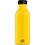 Mamawata Yellow Pipetli Çocuk Termos Matara 470 ml Paslanmaz Çelik Sızdırmaz Yalıtımlı Suluk - Sarı
