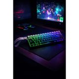 MambaSnake 68 Tuş Red Switch Rgb Mekanik Oyuncu Klavyesi – Hot Sbhghhhwapple, Renkli Aydınlatma Gaming Keyboard - Siyah - Gümüş