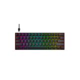 MAMBASNAKE Blue Switch Mini Rgb Siyah Klavye 62 Tuşlu Software Uygulamalı USB - Type-C Mekanik Klavye
