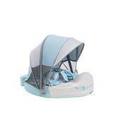 Mambobaby Blue Angel Emniyetli Gölgelikli Ve Ayak Destekli Bebek Yüzme Simidi