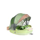 Mambobaby Cactus Bloom Emniyetli Gölgelikli Ve Ayak Destekli Bebek Yüzme Simidi - Yeşil
