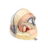 Mambobaby Cornet Somon Emniyetli Gölgelikli Ve Ayak Destekli Bebek Yüzme Simidi - Pembe