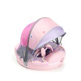 Mambobaby Donut Emniyetli Gölgelikli Ve Ayak Destekli Bebek Yüzme Simidi