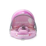 Mambobaby Pink Ice Cream Emniyetli Gölgelikli Ve Ayak Destekli Bebek Yüzme Simidi - Pembe