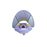 Mambobaby Purple Ice Cream Emniyetli Gölgelikli Ve Ayak Destekli Bebek Yüzme Simidi - Mor