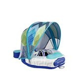 Mambobaby Yellow Colorfish Emniyetli Gölgelikli Ve Ayak Destekli Bebek Yüzme Simidi