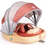Mambobaby Yüzme Simidi - Aslan, Emniyetli, Gölgelikli ve Ayak Destekli - 1+ Yaş - Renkli