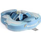 Mambobaby Yüzme Simidi - Blue Butterfly Dreams, Emniyetli, Gölgelikli ve Ayak Destekli - 1+ Yaş - Renkli