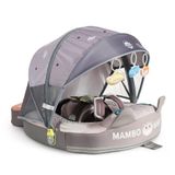 Mambobaby Yüzme Simidi - Kedi ve Balıklar, Emniyetli, Gölgelikli ve Ayak Destekli