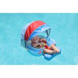 Mambobaby Yüzme Simidi - Speedy Boat, Emniyetli, Gölgelikli ve Ayak Destekli