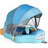 Mambobaby Yüzme Simidi - Sunny Cali, Emniyetli, Gölgelikli ve Ayak Destekli - 1+ Yaş - Renkli