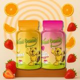 Mami Gummy 2'li Set Kalsiyum & Vitamin D (Çilek) - Vitamin C (Portakal)