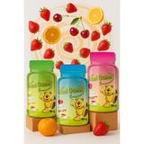 Mami Gummy 3'lü Set Multivitamin (Vişne) - Omega (3-6-9) (Portakal) - Kalsiyum & Vitamin D (Çilek)