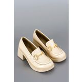 Mamito Ayakkabı RC 2104 Toka Detaylı Topuklu Loafer