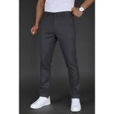Mamlay Erkek Antrasit Renk Slim Fit Düğme Kapamalı Kaliteli Kumaş Pantolon