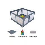 Mamma Öykü Bebe Basket Potalı Kale Güvenli Bebek Ve Çocuk Oyun Alanı Oyunpark 122X180 Oyun Matı Ve Topları