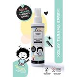 MammaComica Dough Purkids Bebek Çocuk Kolay Saç Tarama Spreyi 150 Ml- Pudra Kokulu Elektriklenme ve Isı Korumalı