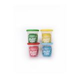MammacomicaDough Play & Go 4 lü Doğal Oyun Hamuru Seti (4 Renk X65 gr)