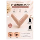 Mammam Always By Your Side Siyah-Suya Dayanıklı Çift Taraflı Eyeliner Damga Kalem Sağ ve Sol Göz Uyumlu