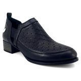 Mammamia 7360 Siyah Hakiki Deri Günlük Kadın Ayakkabı