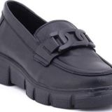 MAMMAMİA D24YA-3430 HAFİF TABAN KADIN DERİ LOAFER AYAKKABI