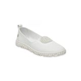 Mammamia D25Ya-135 Günlük Beyaz Kadın Babet, WHITE/BEYAZ PEN, 36
