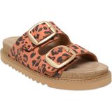 Mammamia D25YT-1445 Günlük Leopar Kadın Terlik - Leopar - Bej