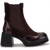 Mammamia D26KB-1945 Kadın Hakiki Deri Topuklu Bot Kahverengi