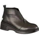 Mammamia D26KB-8215-B Siyah Kadın Comfort Deri Bot