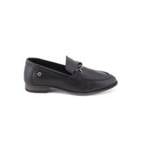 Mammamia D26ya-3365 Düz Topuk Loafer Deri Kadın Ayakkabı