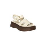 Mammamia D26Ys-2915 Kadın Sandaleti, Krem, 40 Beden