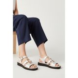 Mammamia D26YS-5290 Kadın Deri Sandalet - Dore