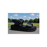 Mammamia Kadın Deri Comfort Sandalet D25ys-2375 - Siyah - 40