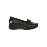 Mammamia Kadın Loafer Günlük Ayakkabı, Siyah Pen, 40 Numara