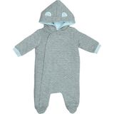 Mammaramma Winter Collection Dışı Içi Pamuklu Dolgulu Kışlık Astronot Tulum (Kozmonot Tulum) 6-9 Ay Gri - Renkli - 6 - 9 Ay