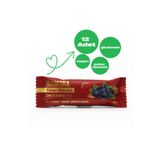 Mamora Bar Yaban Mersini, Ceviz & Badem Bar – 12’li Paket - Vegan, Glutensiz, Ilave Şekersiz