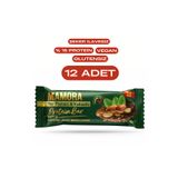 Mamora Bar Yer Fıstığı & Kakao PROTEİN Bar – 12’li Paket - Vegan, Glutensiz, ilave Şekersiz