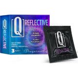 Man Nuo Q Reflective 3'lü ve Tırtıklı Prezervatif