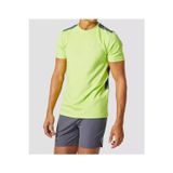 Man Of Man Neon Yeşil Performans T-shirt Sırt Mesh Panel Detaylı