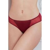 Man2778 Kadın Mikro Kumaş Tüllü Slip (2778)