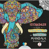 Mana Yayınları Manan Yayınları Yetişkinler İçin Hayvanlar ve Desenler Mandala Kitabı 48 Sayfa Komisyon Yazarlı