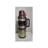 Manada 4 Litre Kapasiteli Düz Malzemeden Outdoor Termos Ergonomik Kullanım İçin Tasarlandı - Altın - --