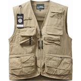 Manada Çok Cepli Avcı Yeleği - Bej