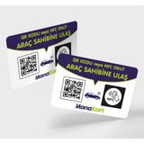 ManaKart Nfc Akıllı Araç Kartı Su Geçirmez Periyodik Tarih Bildirimi İçin Dayanıklı Tasarım