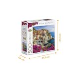 Manarola Köyü Puzzle 500 Parça Renkli 6+